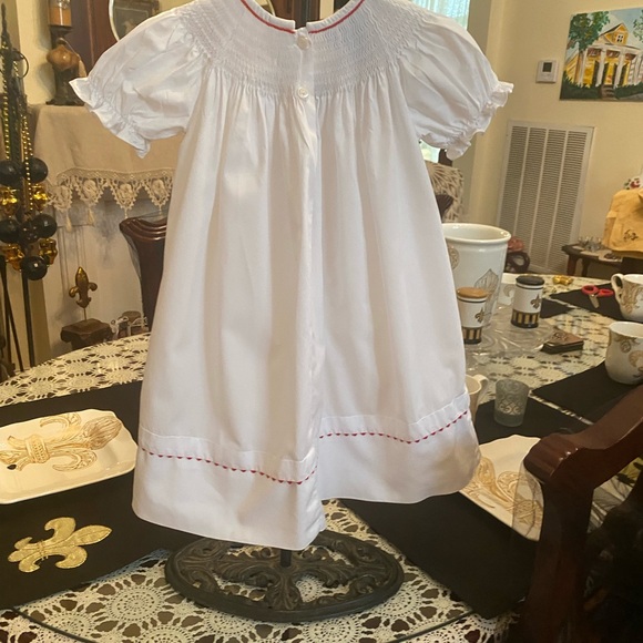 Anavini Smocked Infant Girls Dress size 18 months - Picture 9 of 16
